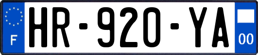 HR-920-YA
