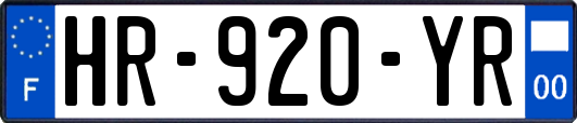 HR-920-YR