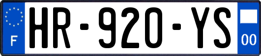 HR-920-YS