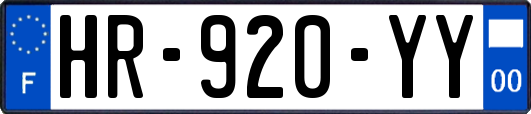 HR-920-YY