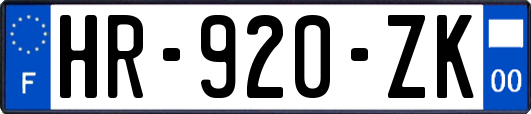 HR-920-ZK