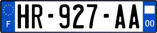 HR-927-AA