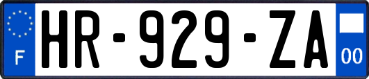 HR-929-ZA