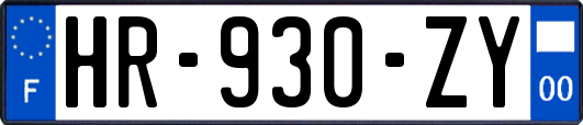 HR-930-ZY