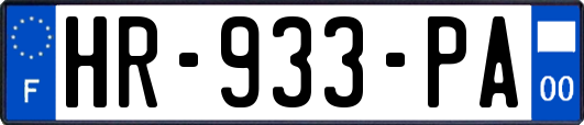 HR-933-PA