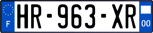 HR-963-XR