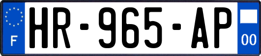 HR-965-AP