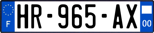HR-965-AX