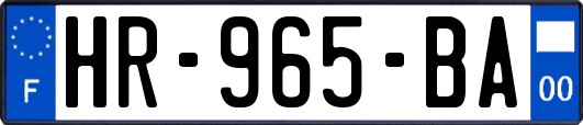 HR-965-BA