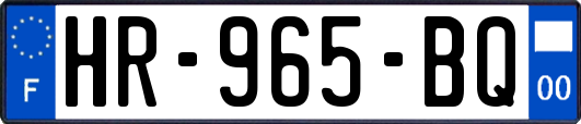 HR-965-BQ