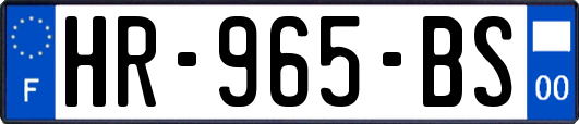 HR-965-BS