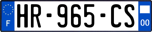 HR-965-CS