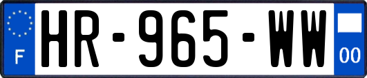 HR-965-WW