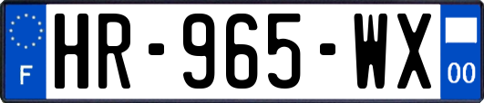 HR-965-WX