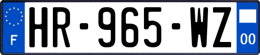 HR-965-WZ