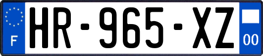 HR-965-XZ
