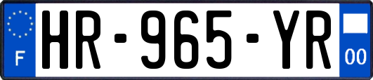 HR-965-YR