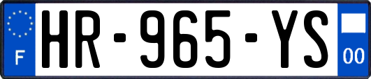 HR-965-YS