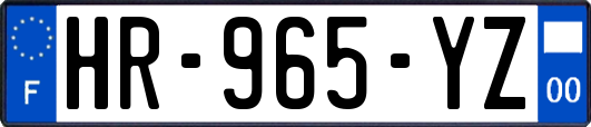 HR-965-YZ