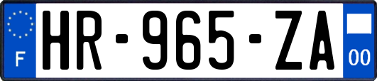 HR-965-ZA