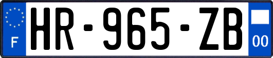HR-965-ZB
