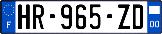 HR-965-ZD