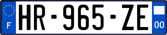 HR-965-ZE