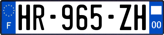 HR-965-ZH