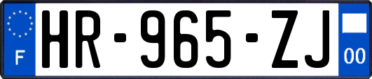HR-965-ZJ