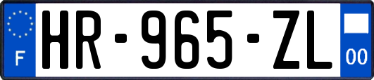 HR-965-ZL