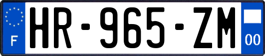 HR-965-ZM