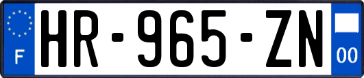 HR-965-ZN