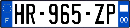 HR-965-ZP