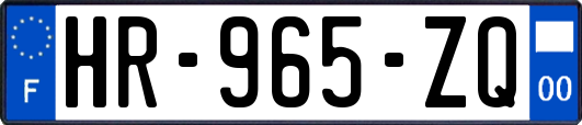 HR-965-ZQ