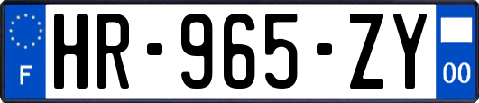 HR-965-ZY