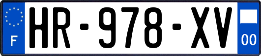 HR-978-XV