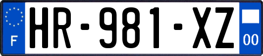HR-981-XZ