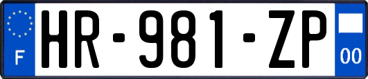 HR-981-ZP