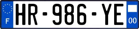 HR-986-YE