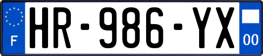 HR-986-YX
