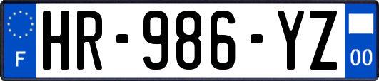 HR-986-YZ