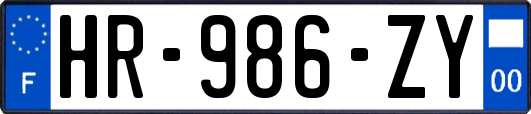 HR-986-ZY