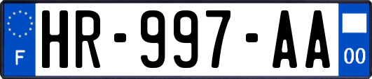 HR-997-AA