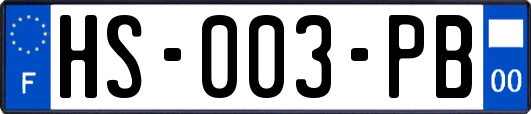 HS-003-PB