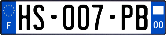 HS-007-PB