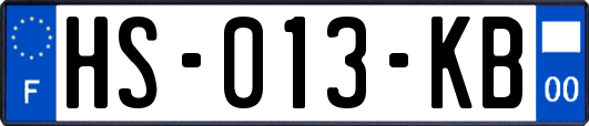 HS-013-KB