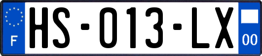 HS-013-LX