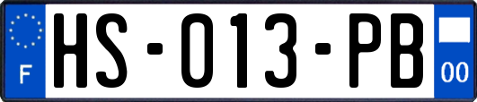 HS-013-PB