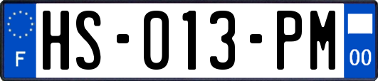 HS-013-PM
