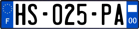 HS-025-PA